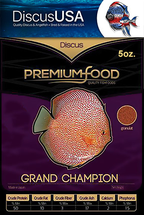 Grand Champion Discus and Angelfish Granules small granule